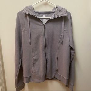 All In Motion Zip Up Hoodie Lavender Women’s Size Large